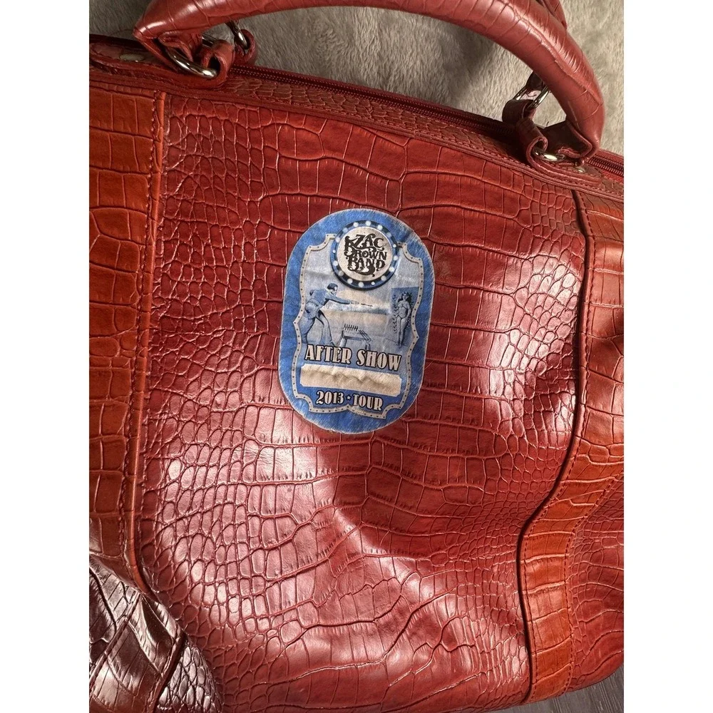 Zac Brown Band Red Croc Large Travel Duffel Bag Tour Promo After Show 2013 USA
